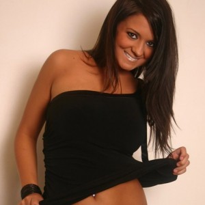 Brooke is back in her sexy black panties & top