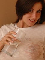 Krissy in a wet t