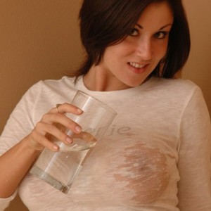 Krissy in a wet t