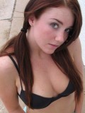 Heidi's Candy - Heidi strips down outdoors in a blue skirt