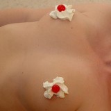 Want to lick whipped cream off my nipples?