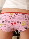 Diddy shows off her lil pink panties