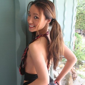 Miko as a sexy schoolgirl