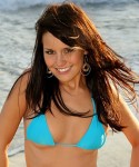 Kaydin looking amazing on the beach
