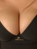 Teen with huge tits popping out of her bra