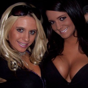 Brooke partying with her friends