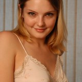Danielle strips out of her little sexy lace outfit