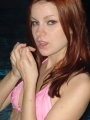 Kori taking a night time swim