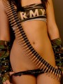 This army girl will fuck you up