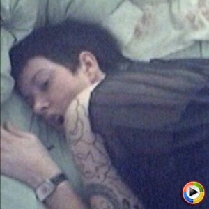 Watch as a tattooed teen gets fucked hard from behind