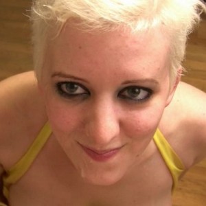 Camwhore sucks her friends cock till he cums all over her face