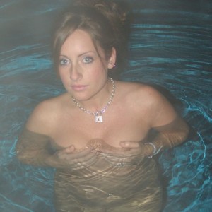 Kylie skinny dipping at night