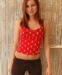 Kori in her PJs