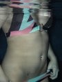 Kylie out for a late night swim
