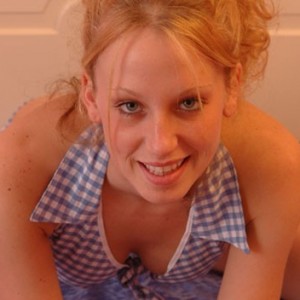 Lucky in blue